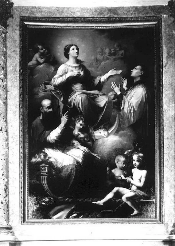 Immacolata Concezione con i santi Francesco di Sales e Luigi Gonzaga - Fidenza, Parma